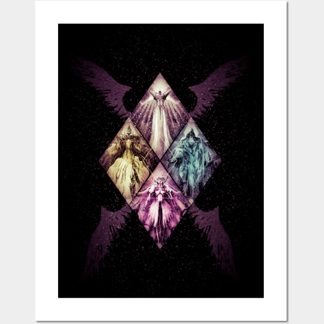 Celestial Matriarchs - The Diamond Authority Wall Art by TEOFT